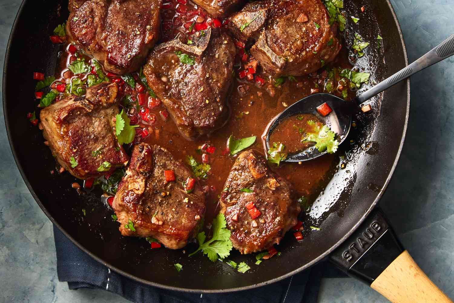 lamb loin in sauce (14oz) sample